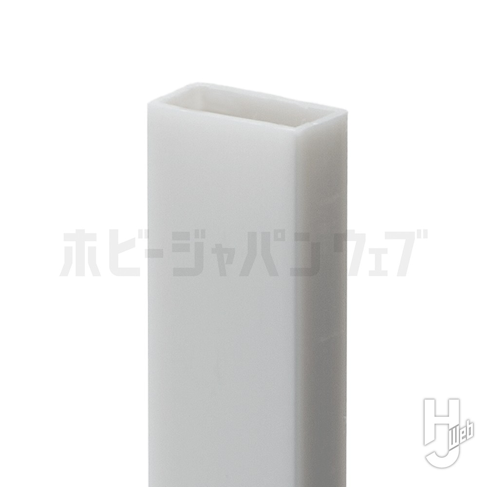 プラ＝材料【グレー】長方形パイプ（3×6mm）